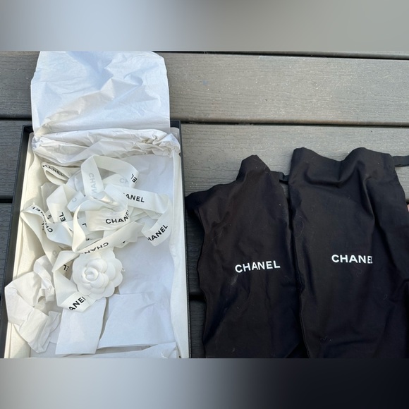 Chanel Pearl leather slide on sandal 40 9 - Picture 5 of 7